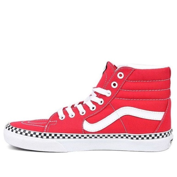 High Top Vans (Red Checker stripe) - size M 4.5 W 6 - Picture 7 of 8